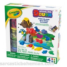 Crayola Modeling Dough Dino Island 23 Pieces B073C8KHJP